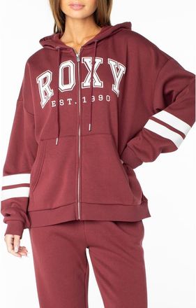 Roxy Sunset Hoodie in Port at Nordstrom, Size X-Small