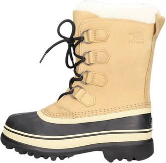 Sorel Schoenen, Dames, Bruin, 39 EU, Nepbont, Waterdichte Kameel Enkellaarzen Caribou Stijl