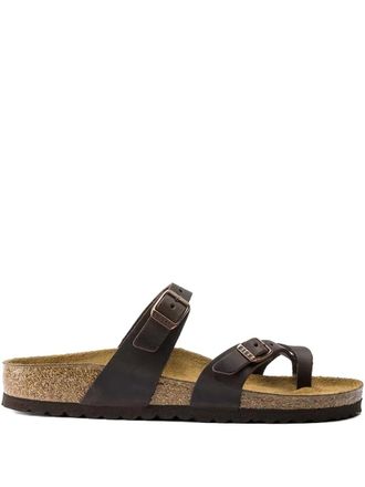Birkenstock Sandali Mayari con doppia fibbia - Marrone