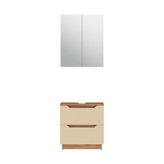 Vicco Conjunto De Muebles De Ba&ntilde;o Lotta, Cachemira, 2 Piezas, Vicco
