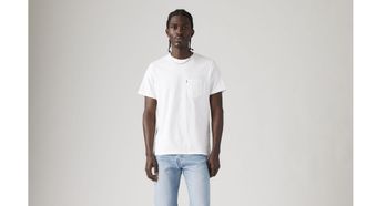Levi's Classic Pocket Tee - Mens - 2XL - White
