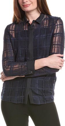Fabiana Filippi Double Collar Tulle Basic Shirt