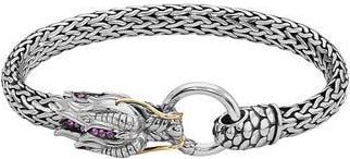 Effy Sterling Silver & 14K Gold Ruby Dragon Bracelet at Nordstrom Rack, Size 7.5