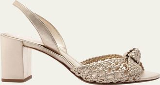 Alexandre Birman Easy Clarita Block 75 Tresse Sandals