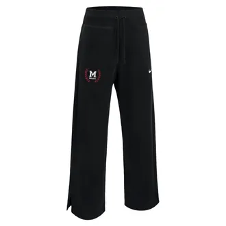 Nike Womens College (Morehouse College) Phoenix Fleece Pants in Black | ZW75929MORE26-BLK