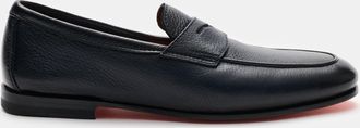 Santoni Men - Penny loafers Carlo dark navy