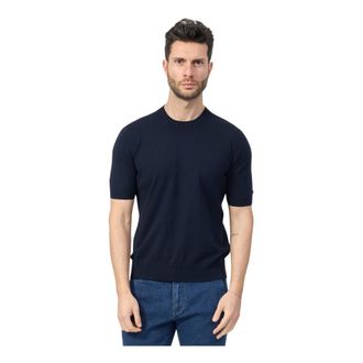 Gran Sasso Heren, Tops, Blauw, Maat: 2XL Katoen