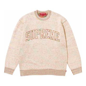 SUPREME Contrast Arc Sweater Beige SUP-SS24-078-BGE