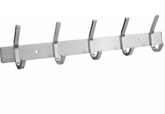OEM Appendiabiti Da Parete Con 5 Ganci, In Acciaio Inox, Per Camere Da Letto, Bagni E Cucine -crezuo