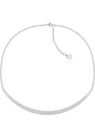 Tommy Hilfiger Womens 2780653 Ladies Necklace - Silver Stainless Steel - One Size