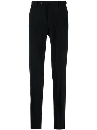 Pantaloni Torino plain stretch-design chinos - Black
