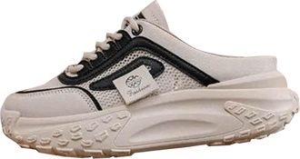 Generic Womens Animal Slippers Size 5 Womens Shoes Treading Feeling Baotou Half Drag Summer 2025 Hollow Out Breathable Mesh Sneakers Thick Bottom Outer Wear S