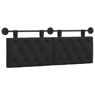 vidaXL Cabecero Colgante Negro Tela Vidaxl