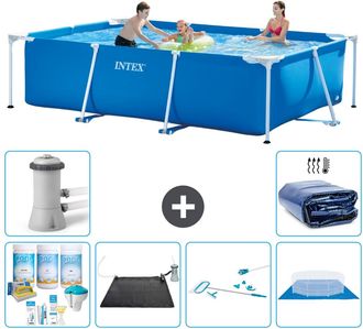 Intex Piscina Con Estructura Rectangular - 300x200x75 Cm - 7-piezas S20052