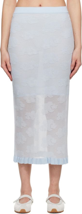 Cecilie Bahnsen Blue Pegonia Midi Skirt from $618.00 - on
