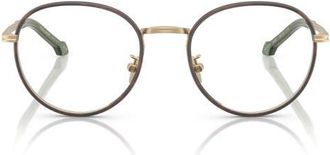 A|X Armani Exchange 50MM PHANTOS in Matte Pale Gold/demo Lens at Nordstrom