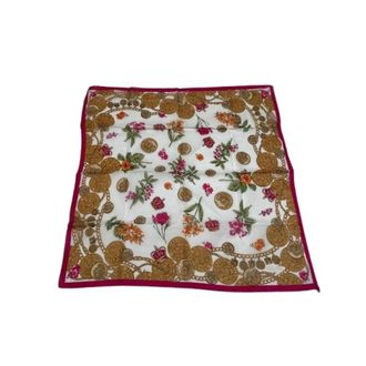 Celine Pre-owned Zijden Sjaal - Dames - Vintage Accessoires - Veelkleurig - ONE Size - Vintage