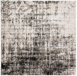 Safavieh Alfombra gris/negro 122 x 122 cm