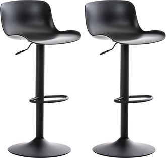 Clp Clp - Set 2 Taburetes De Bar Almada Negro