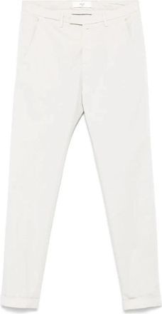 BRIGLIA 1949 Tapered Chino Broeken - Heren - Chinos - Grijs - L - Katoen - Broeken