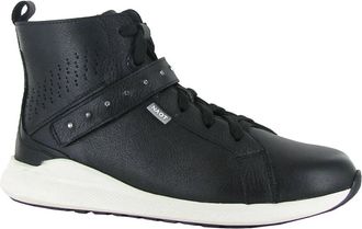 Naot Womens Oxygen Sneakers In Black Soft Leather
