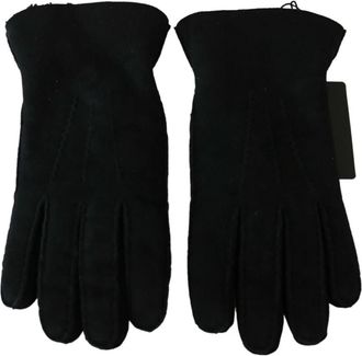 Dolce & Gabbana Motorcycle Biker Handschoenen met Vingerloze Vorm - Dames - Handschoenen - Zwart - ONE Size - Leer - Accessoires
