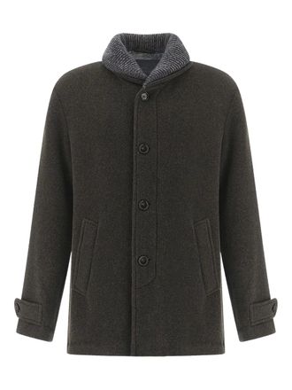 Paul & Shark Jack met sjaalkraag - Bruin