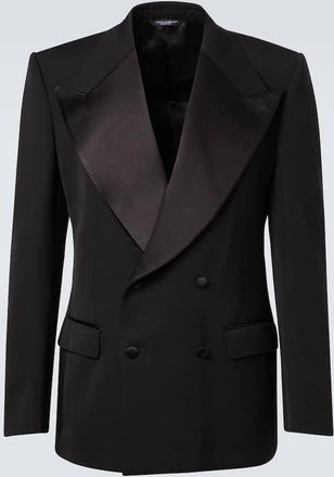 Dolce & Gabbana Giacca da smoking in misto lana e seta