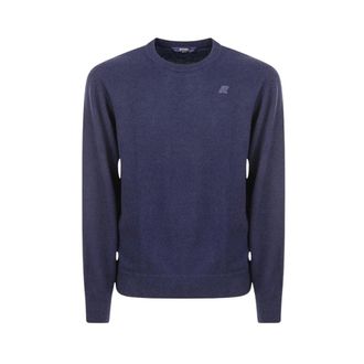 K-Way Sebastien Fleece Stitch - - Knitwear - Uomo - Blu - XL