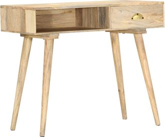 vidaXL Mesa Consola De Madera Maciza De Mango 90x45x75 Cm Vidaxl