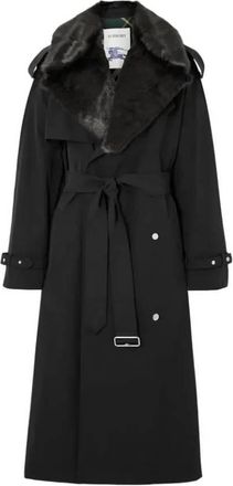 Burberry Double-Breasted Kennington Trench Coat, Brand Size 10 ( US Size 8 )