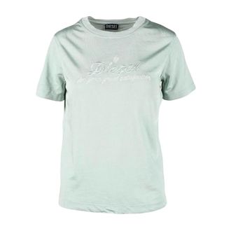 Diesel T-Shirts, female, Green, Size: XS Womens Aqua T-Shirt