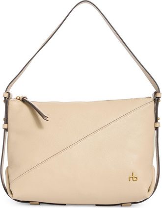 Rag & Bone Fulton Leather Shoulder Bag in Oat at Nordstrom Rack