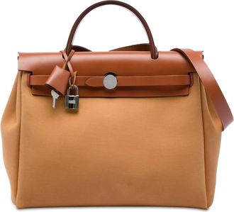 Herm&egrave;s Pre-owned Hermes Toile Verso Herbag Zip 31 Satchel Ladies EHMVK2663QI0XTO9