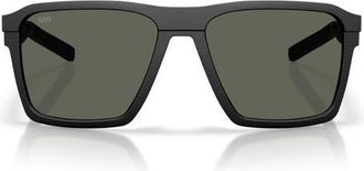 Costa Antille 58mm Sunglasses in Netplus Black /Gray at Nordstrom