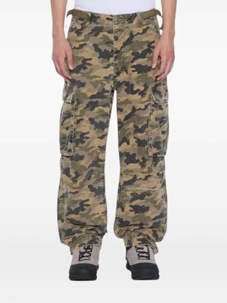 Ksubi Troop camouflage cargo trousers - Verde