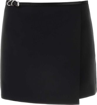 Givenchy Black Duchesse Mini Skirt