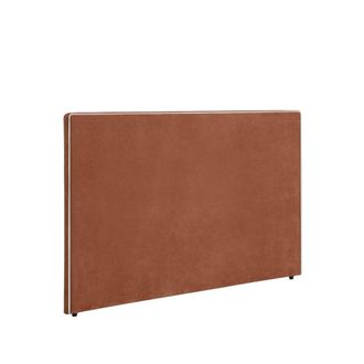 Klast Cabecero doble de tela terracota 165 cm x 120 cm