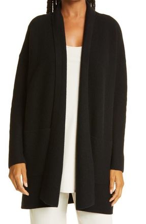 Eileen Fisher Cashmere Cardigan in Black at Nordstrom, Size Medium