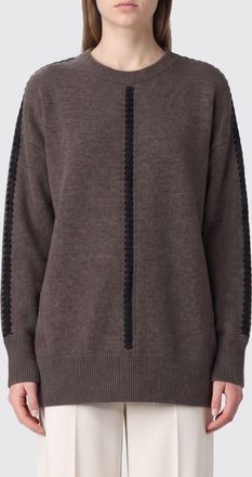 P.A.R.O.S.H. P. A.R. O.S. H. Maglia girocollo in lana e cashmere con fettucce intrecciate