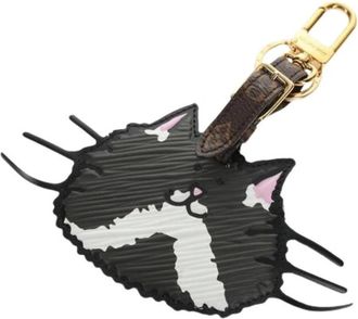 Louis Vuitton Pre-owned Sleutelhanger - Dames - Vintage Accessoires - Zwart - ONE Size - Leer - Vintage
