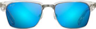 Maui Jim Mens Kawika Polarized Half-Rim Sunglasses