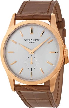 Patek Philippe Calatrava Opaline Dial 18K Rose Gold Mens Watch 5196R-001