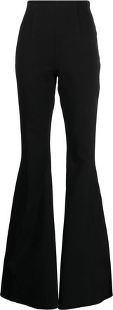 16Arlington Brisbane flared trousers - women - Polyurethane/Viscose/Nylon - 8 - Black