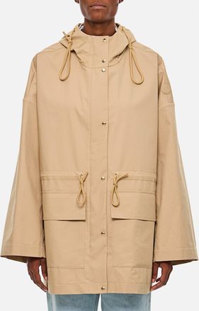 Moncler Gaillon Hooded Parka In Cotton