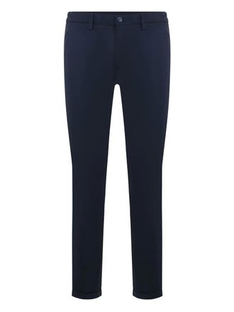 Re-hash button-fastening chinos - men - Cotton - 35 - Blue