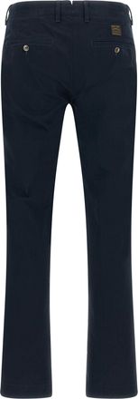 Incotex Stretch Cotton Canvas Trousers - Navy