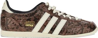 adidas Japan stripes sneakers - men - Calf Leather/Fabric/Rubber - 9.5 - Brown