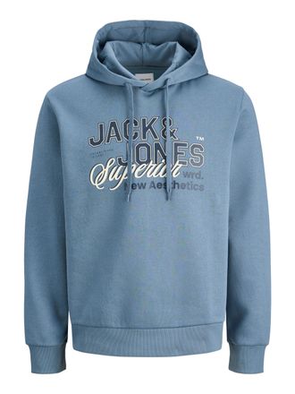Jack & Jones Plus Size Jack & Jones PlusSize JJELOGO SWEAT HOOD 2 COL 24/25 NOOS PLS, mit Logo Frontprint