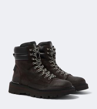 Bogner Seoul suede lace-up boots